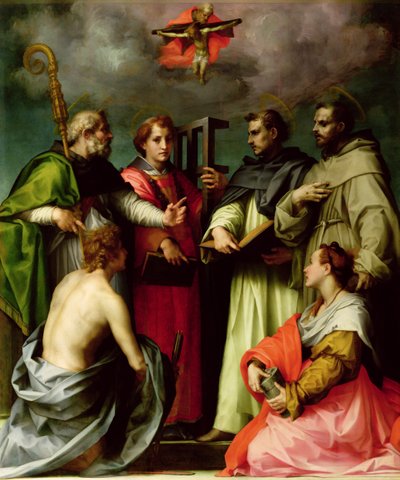 Disputation on the Trinity by Andrea del Sarto